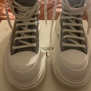 Alexander Mcqueen high top platform sneakers